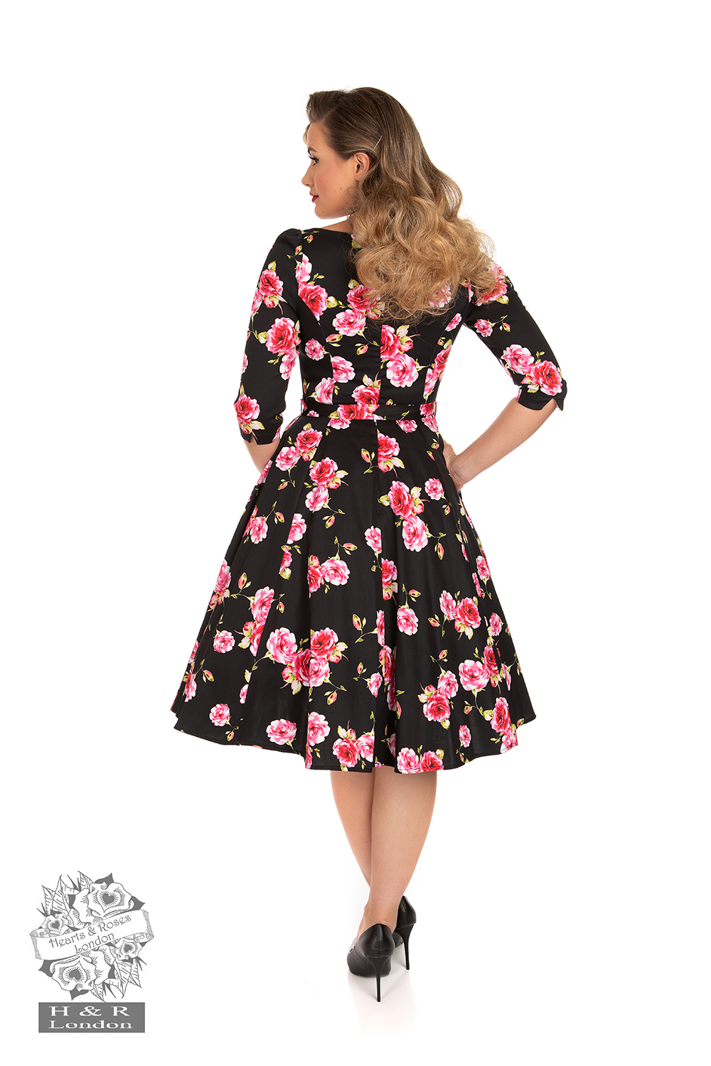 Ava Floral Swing Dress